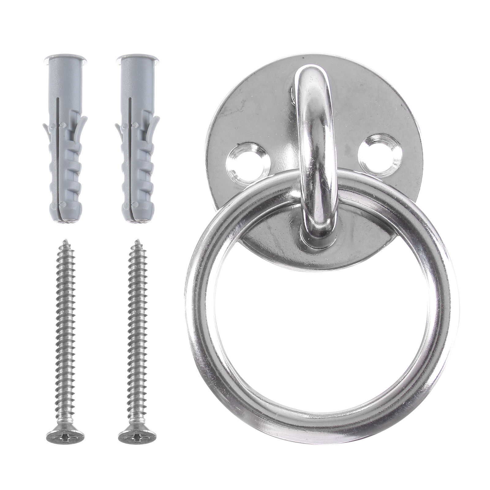Battle Rope Anchor - 1Set Rugged Welded Steel Yoga Fixed
