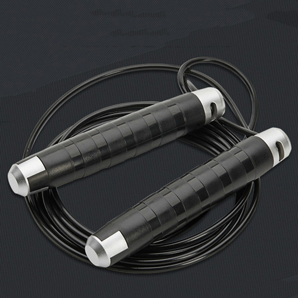 Black Steel Cable Jump Rope Be - đánh giá và giá Jump Rope Speed Bearing