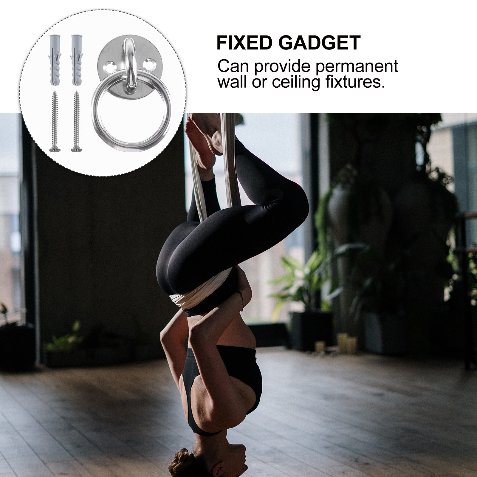 1Set Heavy Duty Yoga Swings An - đánh giá và giá Battle Rope Anchor