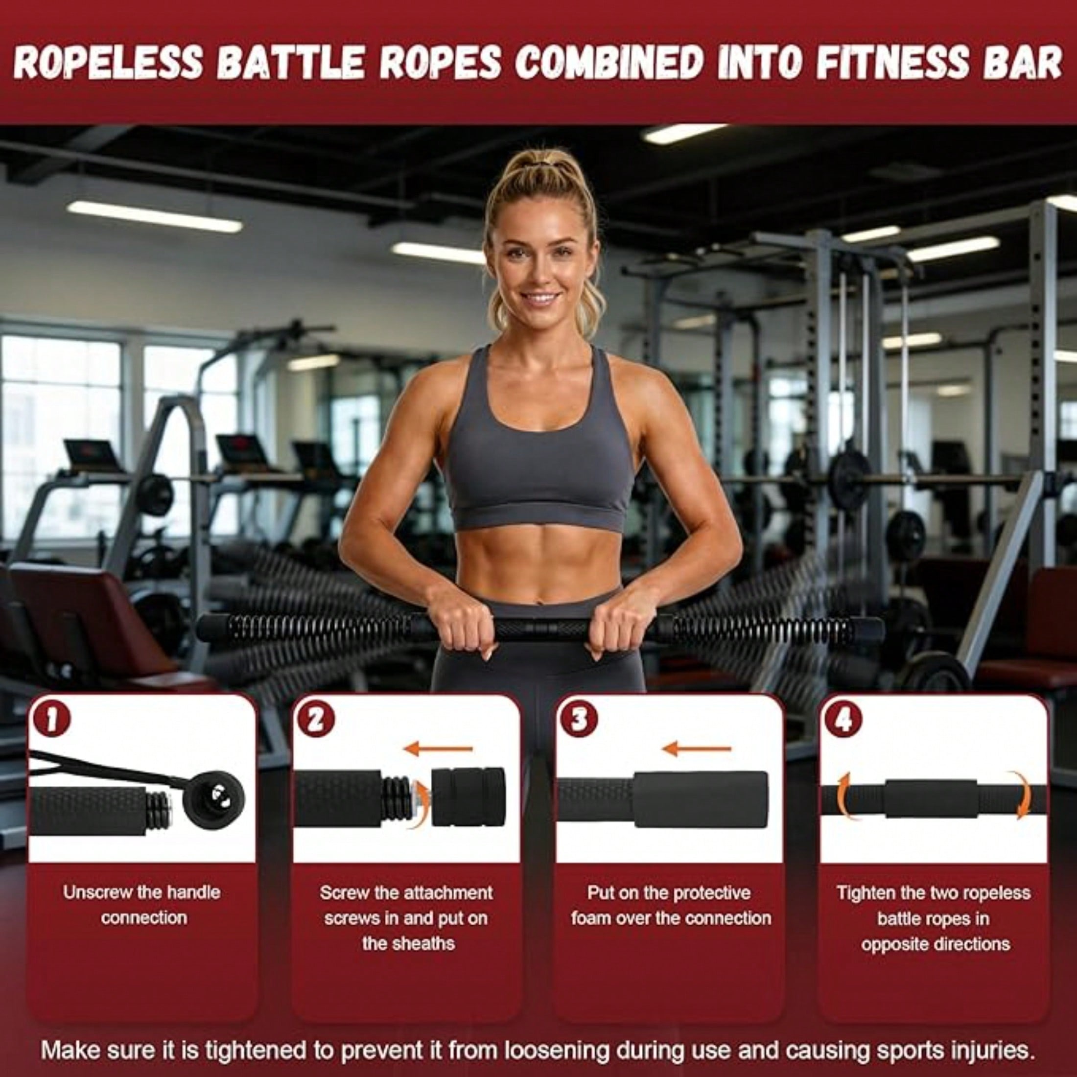 2-in-1 Upgraded Cordless Battl - đánh giá và giá Crossfit Training Gear