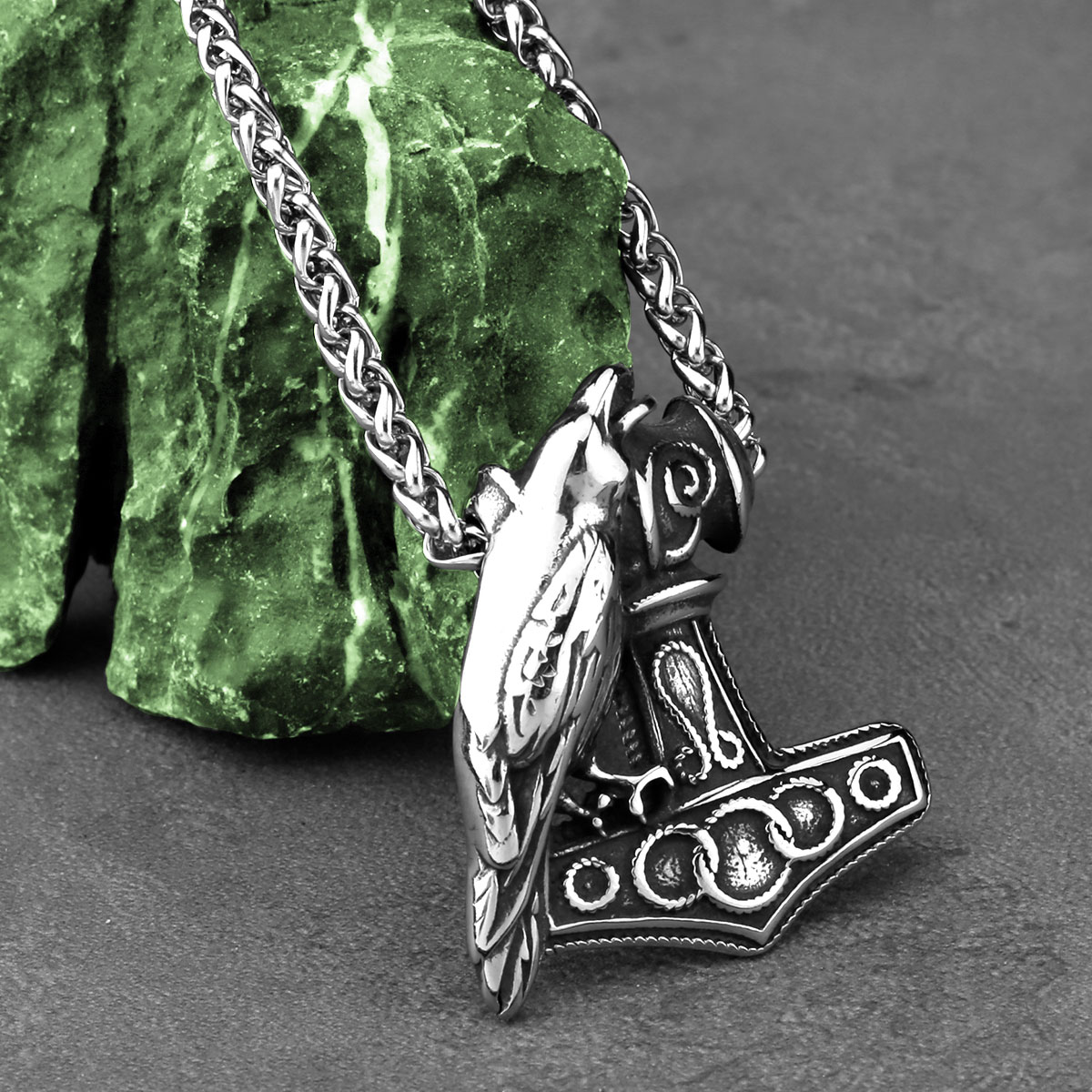 Bắc Âu Odin Raven Búa Thor Vòn - đánh giá và giá Battle Rope Anchor