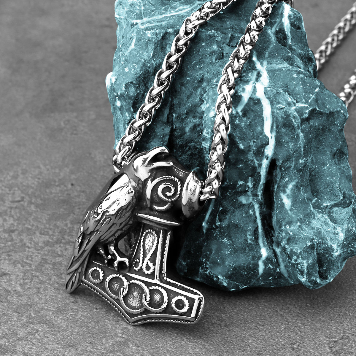 Bắc Âu Odin Raven Búa Thor Vòn - đánh giá và giá Battle Rope Anchor
