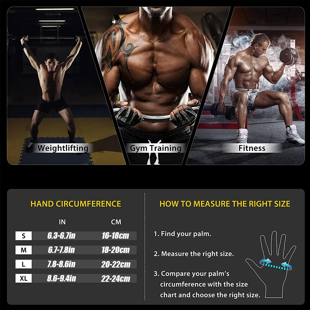 1Pair Half Finger Gym Fitness  - đánh giá và giá Crossfit Training Gear
